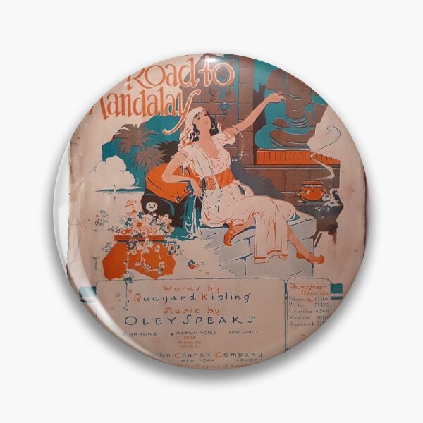 Item preview, On The Road to Mandalay,  Lounge, jazz,  Ragtime, Vaudeville, antique, Sheet Music designed and sold by Vintaged.