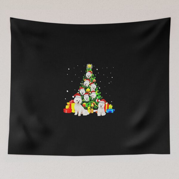 Item preview, Bichon Frises Christmas Tree designed and sold by taovpn.