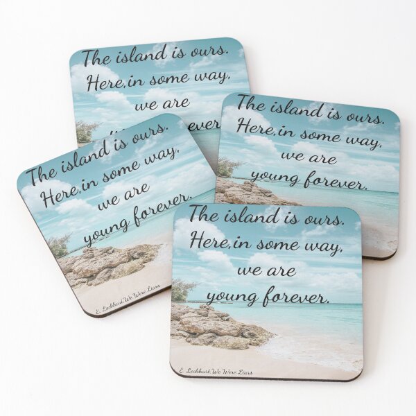 Item preview, We Were Liars quote with background designed and sold by TeganLB.