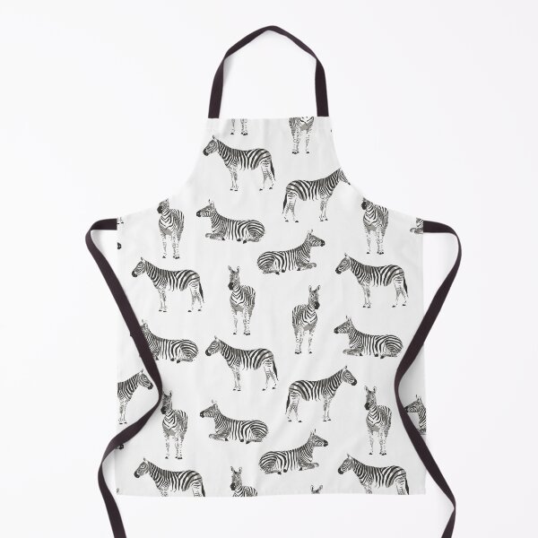 Item preview, Random Zebra Poses Pattern designed and sold by TheWildFlix.