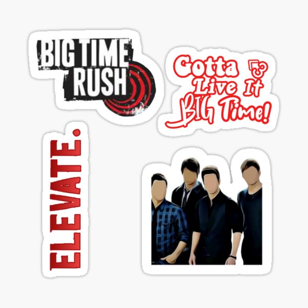 Big Time Rush-Paket Glänzender Sticker