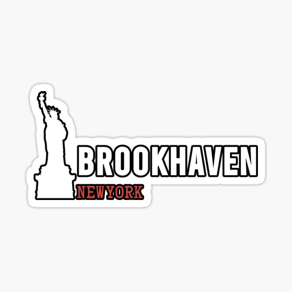 Brookhaven New York Sticker For Sale By Dennystee Redbubble