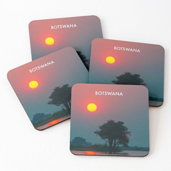 Item preview, Botswana Modern Travel Poster designed and sold by travelwitheric.