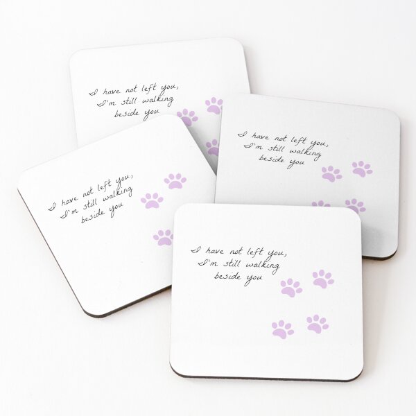 Item preview, I have not left you, I'm still walking beside Pet Memory Illustration designed and sold by MicbellaArt.