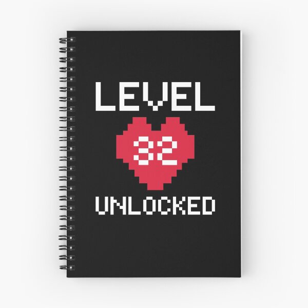 Item preview, Level 32 Unlocked - Gamer 32th Birthday - Video Game lovers designed and sold by aimanart.