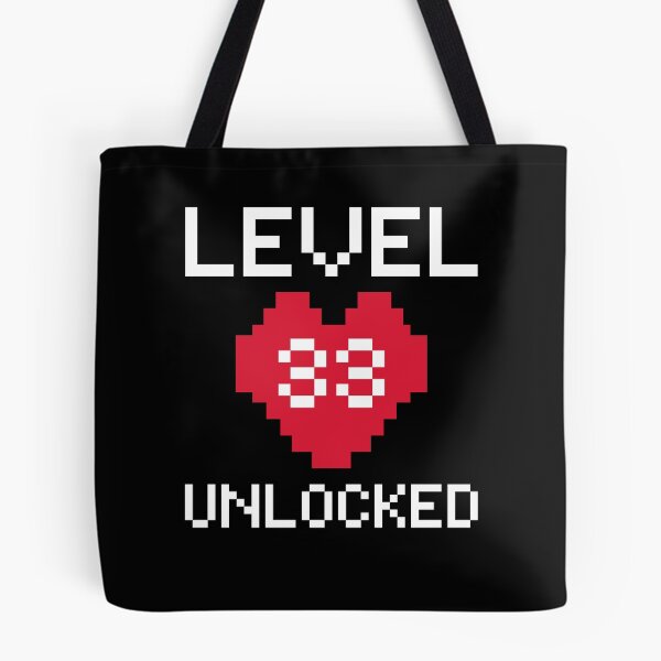 Item preview, Level 33 Unlocked - Gamer 33th Birthday - Video Game lovers designed and sold by aimanart.