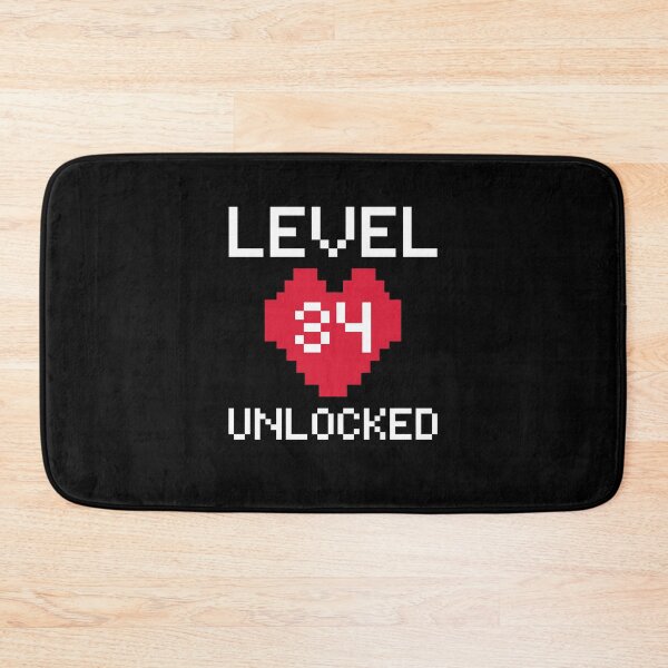 Item preview, Level 34 Unlocked - Gamer 34th Birthday - Video Game lovers designed and sold by aimanart.