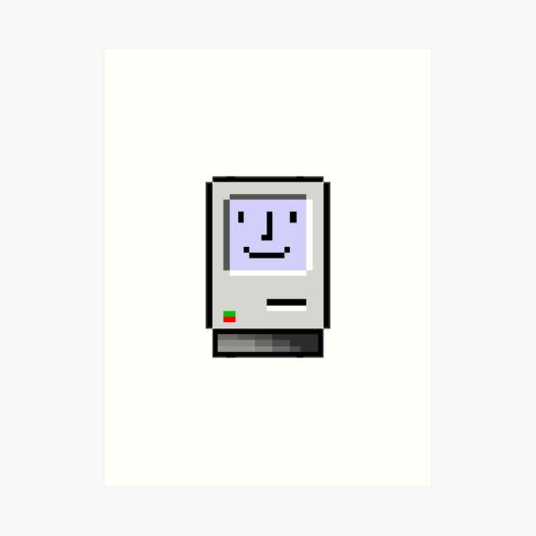 8 bit Macintosh Art Print