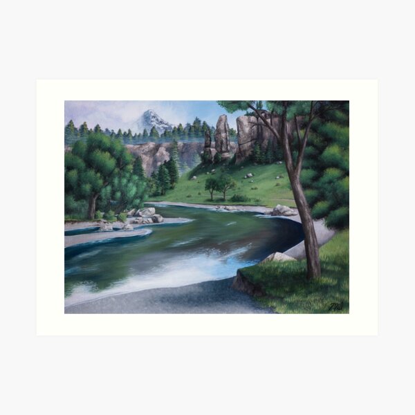Horseshoe Overlook Art Print