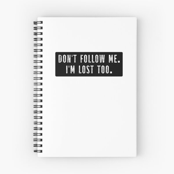 Item preview, funny don't follow me I'm lost too designed and sold by DisenyosDeMike.