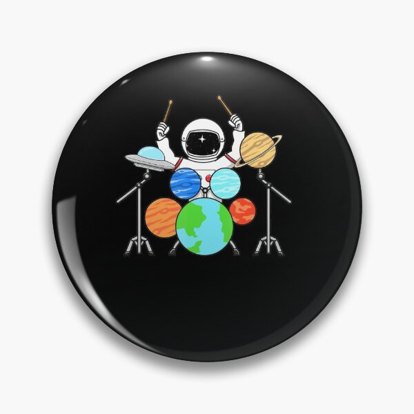 Item preview, Astronaut Drummer For Space Fans designed and sold by LucasWarren.