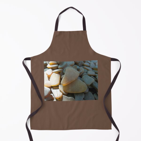 Item preview, IMAGE PRINT ONLY Sunlit Brown Sea Glass Pieces and Honey Amber Sea Glass Pieces designed and sold by Beachy.