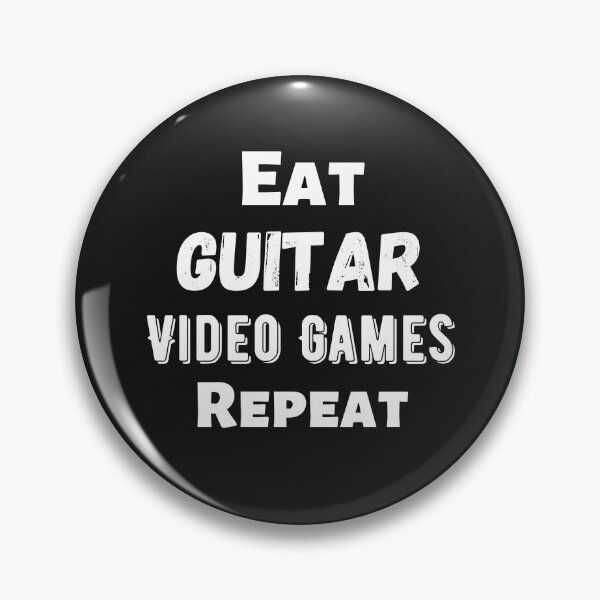 Item preview, Eat Guitar Video Games Repeat designed and sold by guitarkel.