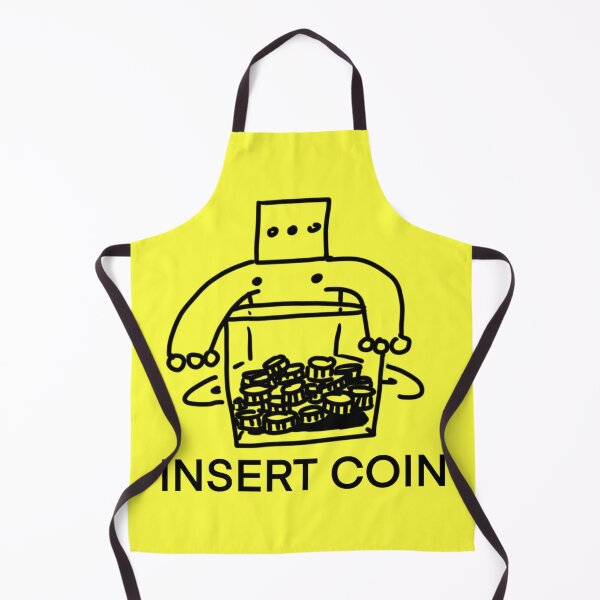 Item preview, Robot with Coinbox 'Insert Coin' Cool Drawing by Ungomario designed and sold by ungomario.
