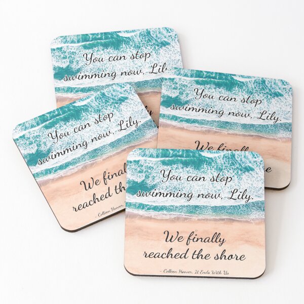 Item preview, It Ends With Us quote with background designed and sold by TeganLB.