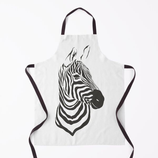 Item preview, Black Lines Zebra Head Print designed and sold by TheWildFlix.
