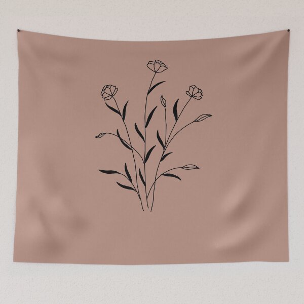 Item preview, "cute aesthetic abstract bohemian minimal illustration" designed and sold by tudoo.