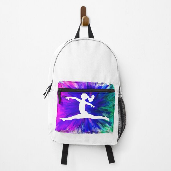 Item preview, Gymnast Silhoutte 5 - Pink, Blue and Green - Classic designed and sold by The-Meraki-Man.