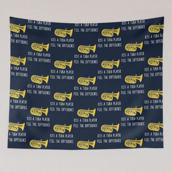 Item preview, Funny Tuba Shirt Kiss A Tuba Marching Band Player designed and sold by Simakai.