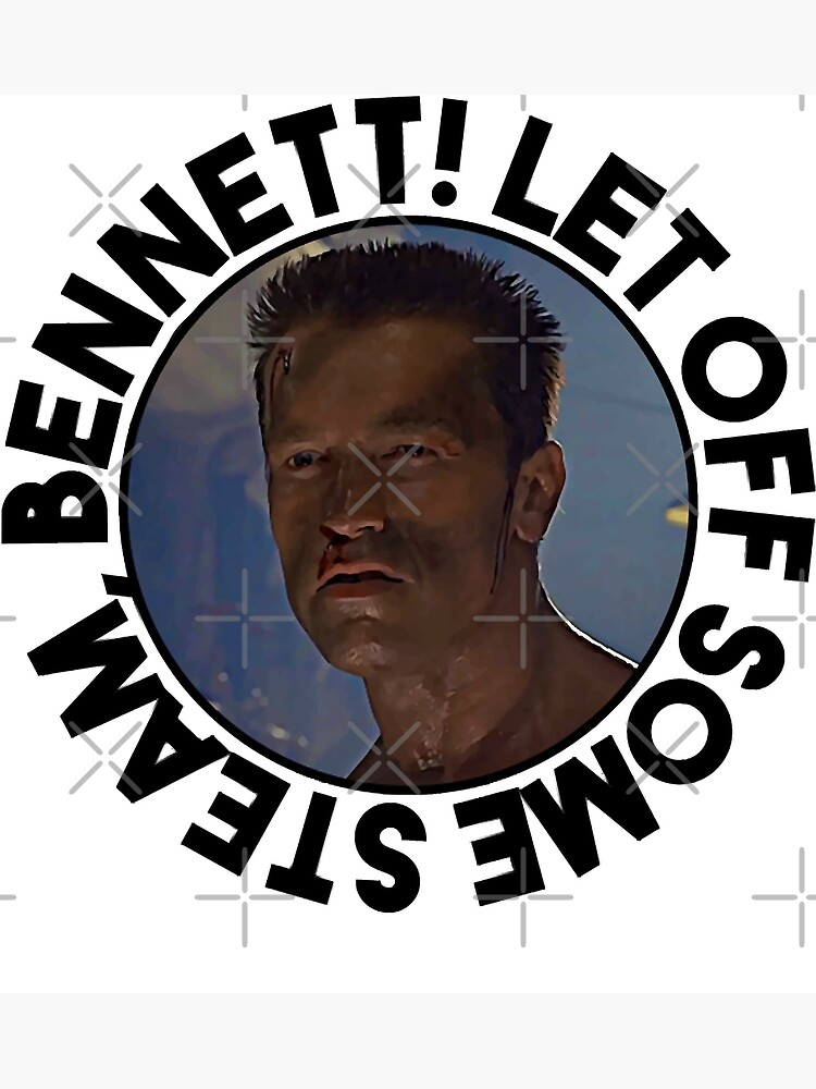 Poster « John Matrix a dit Lâchetoi un peu, ! », par