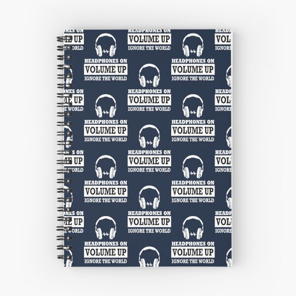 Item preview, Headphones on Volume up ignore the World designed and sold by Simakai.