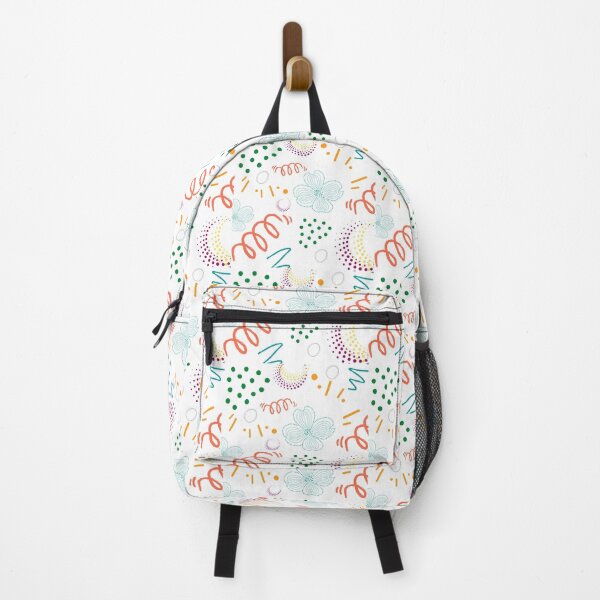 Item preview, Fun and colorful squiggle, dot, and flower pattern designed and sold by SaroveDesigns.