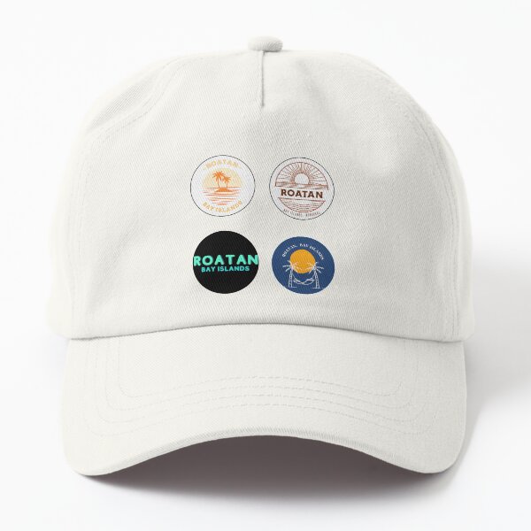 Roatan - Bay Islands - Honduras - Round Combo Pack X4 Dad Hat