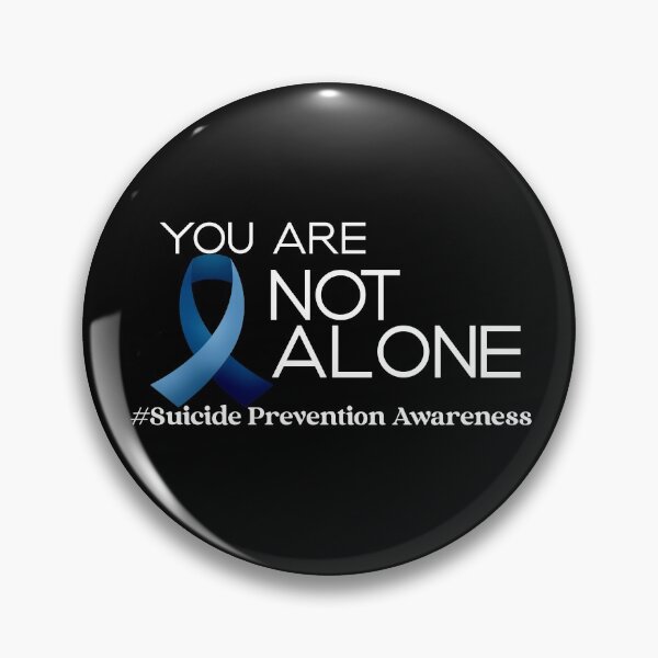 Item preview, you are not alone suicide prevention awareness designed and sold by Polla-Shirt.