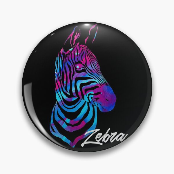 Item preview, Neon Safari Zebra Head designed and sold by TheWildFlix.