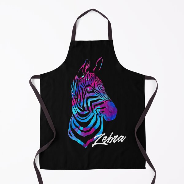 Item preview, Neon Safari Zebra Head designed and sold by TheWildFlix.