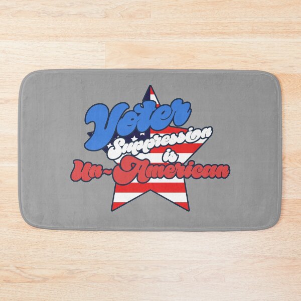 Item preview, Voter Suppression Is Un-American - Star Shaped Flag designed and sold by Chubuter.