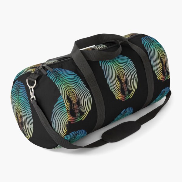 Item preview, Fingerprint Bass Guitar Outline Colorful Theme designed and sold by nightsworthy.