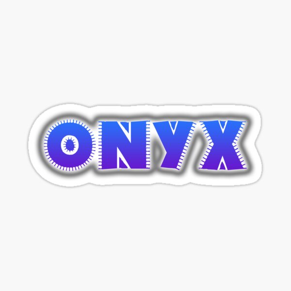 Onyx Stickers Redbubble