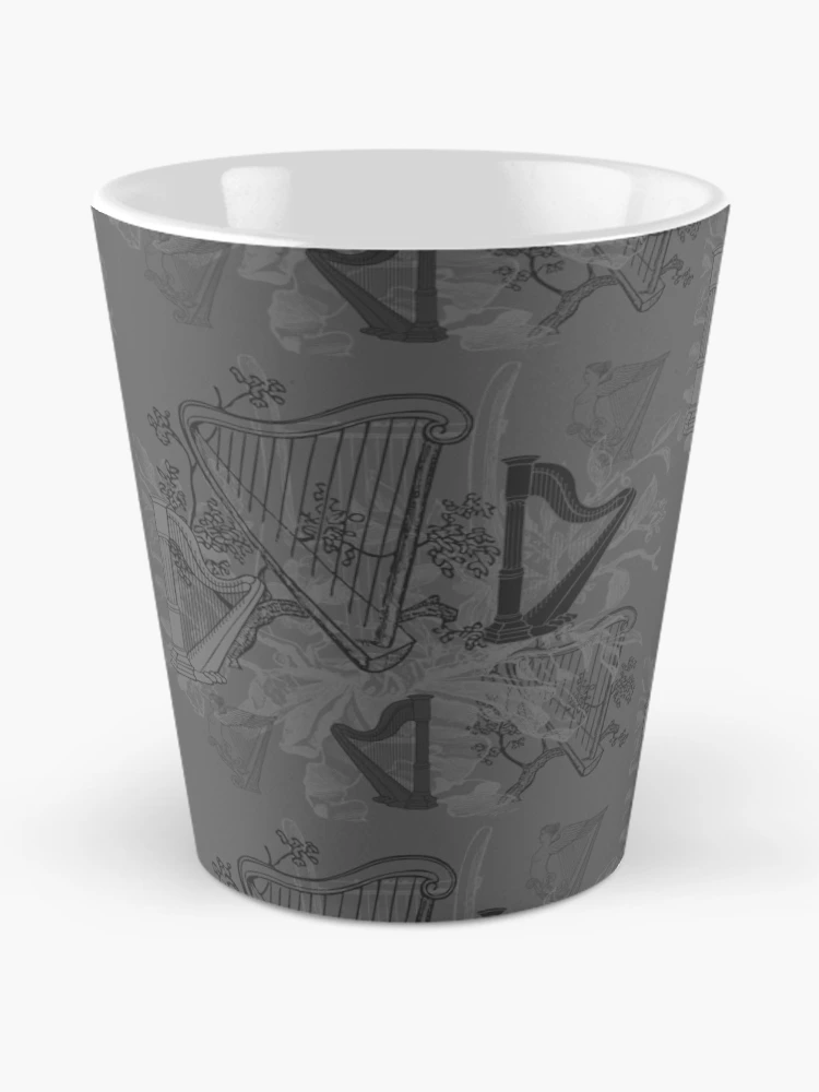 Aperçu 2 sur 4. Mug à café avec l'œuvre grisHarpe Pattern créée et vendue par Ric1926.