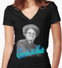 Dingus 2.0. Women's Fitted V-Neck T-Shirt