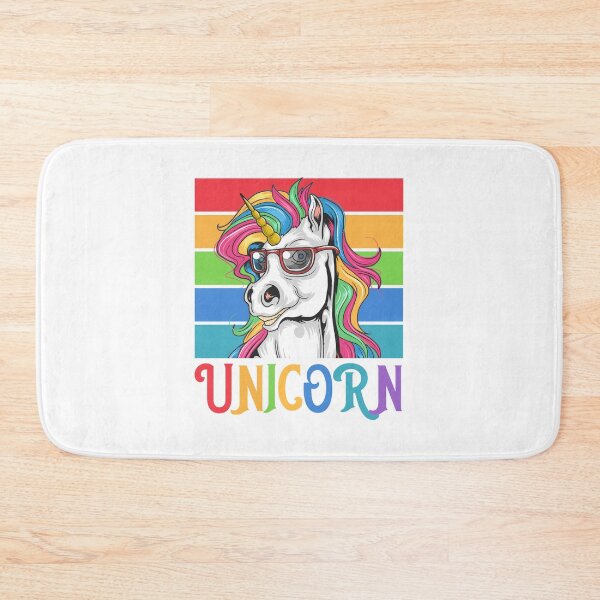 Item preview, Retro Unicorn with Sunglasses-gift for unicorn lovers birthday designed and sold by BRtisticDesigns.