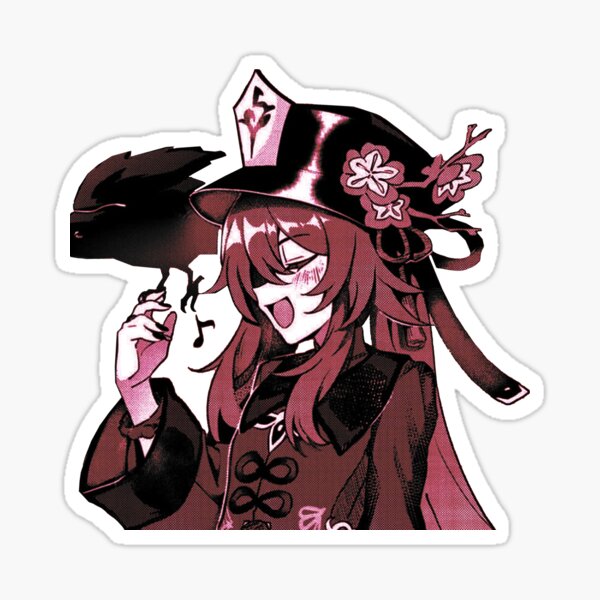 Genshin Impact Hu Tao Icônes Sticker