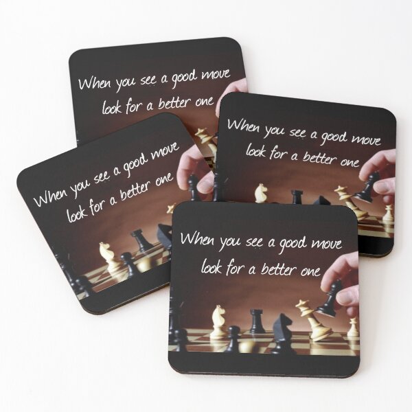Item preview, Better Moves, Better Life: Chess Inspirational Quote designed and sold by GambitChess.