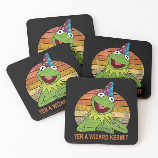 Item preview, Yer A Wizard Kermit designed and sold by ValentinaHramov.