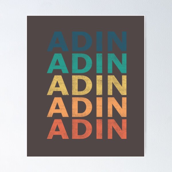 Item preview, Adin Vintage Restro Name designed and sold by brotherschool.