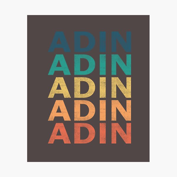 Item preview, Adin Vintage Restro Name designed and sold by brotherschool.