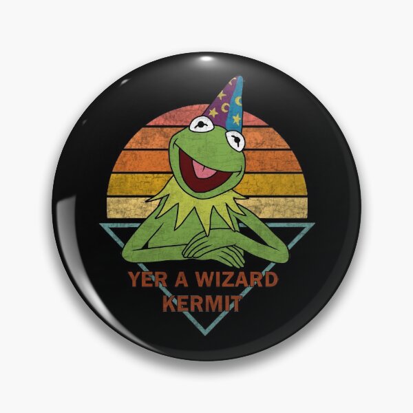 Item preview, Yer A Wizard Kermit designed and sold by ValentinaHramov.