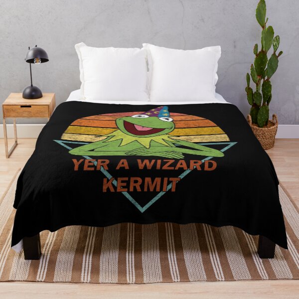 Item preview, Yer A Wizard Kermit designed and sold by ValentinaHramov.