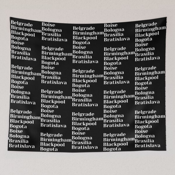 Item preview, Explore Cities Starting with the letter, B designed and sold by RuralPeddler.