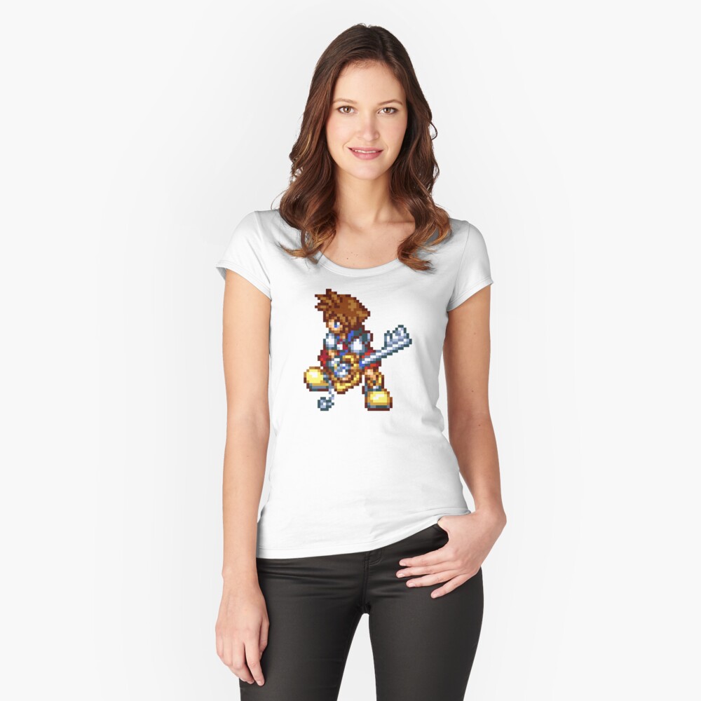 Vista previa del artículo con la obra «Camiseta entallada de cuello ancho», diseñado y vendido por SpriteGuy95.