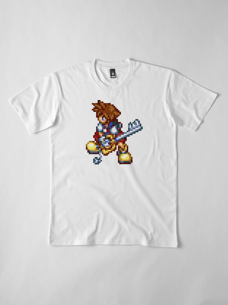 Imagen 4 de 6, Camiseta premium con la obra Luchando contra el Sprite de Sora, diseñada y vendida por SpriteGuy95.