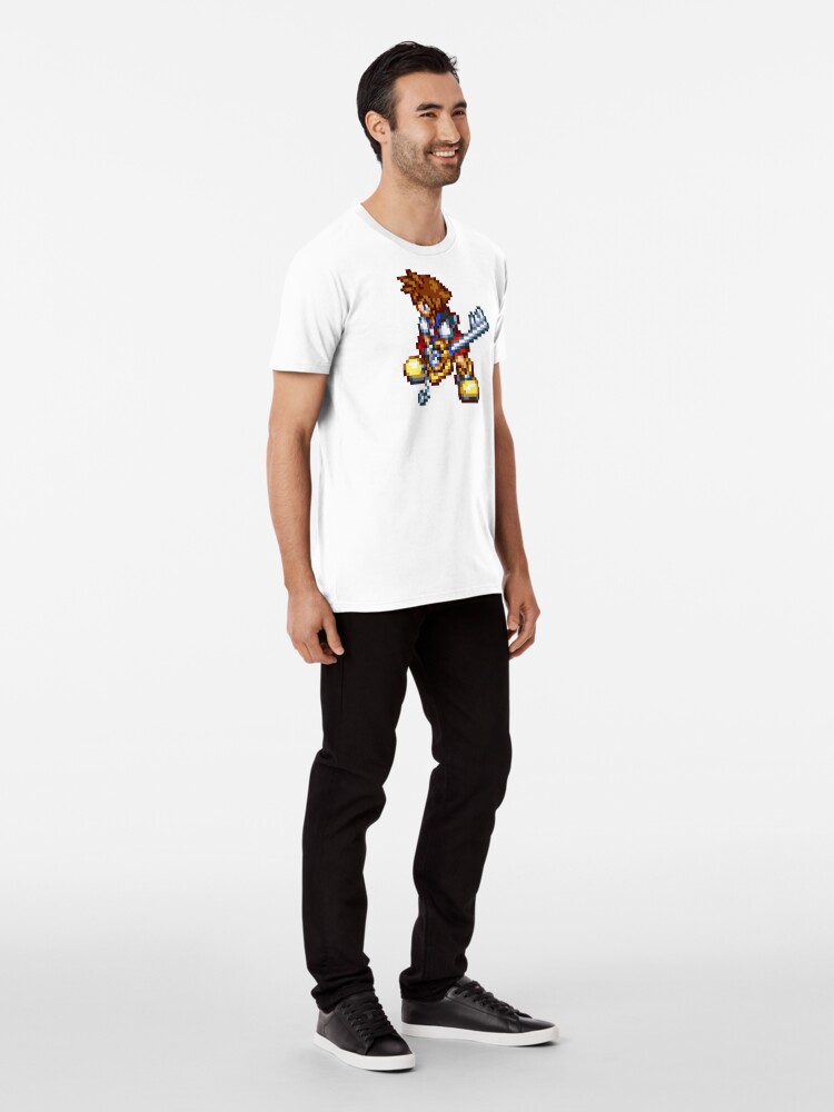 Imagen 3 de 6, Camiseta premium con la obra Luchando contra el Sprite de Sora, diseñada y vendida por SpriteGuy95.