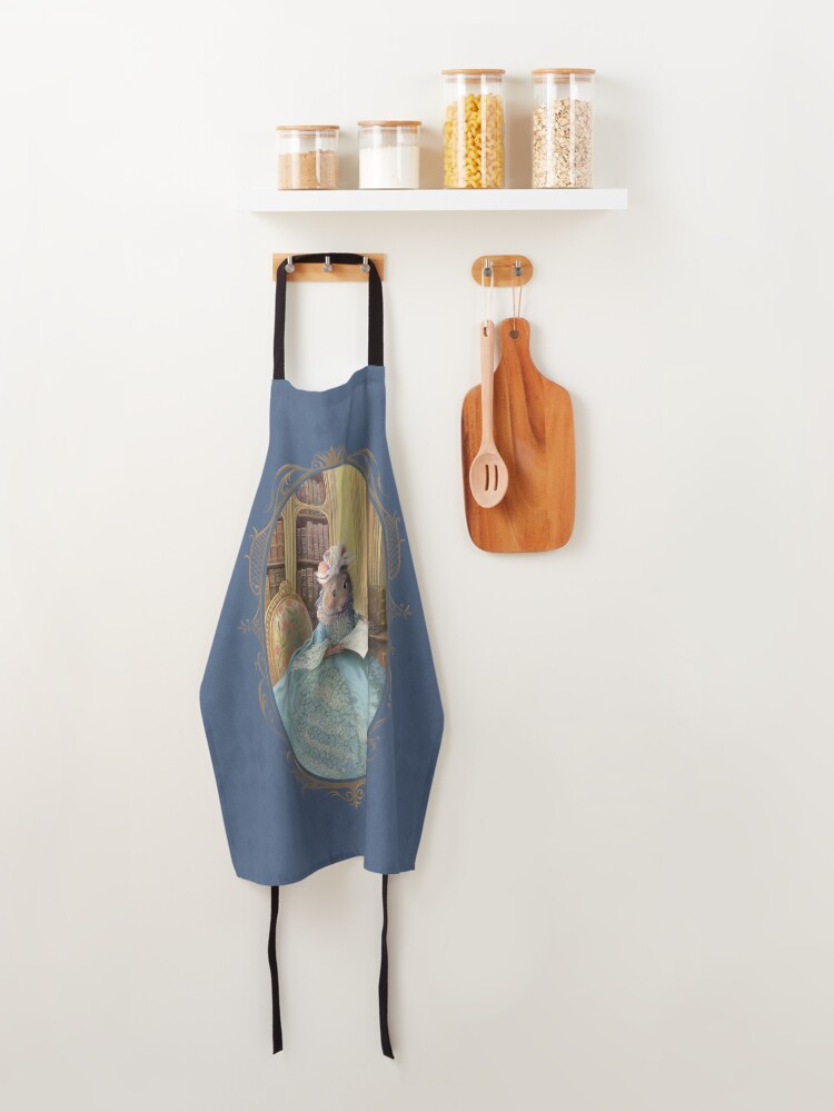 Alternate view of Madame Souris - an elegant mouse Apron