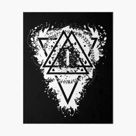 Vista previa del artículo con la obra «Runa Isa», diseñado y vendido por opooqodesign.