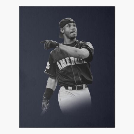 Ken Griffey Jr. Swing Art Board Print for Sale by RatTrapTees